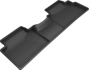 Kia Soul Floor Mats - Rear - 3D MAXpider - Kagu - Black - 2020